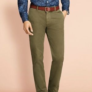Brooks Brothers Sim Fit Chinos - Green - 32/32